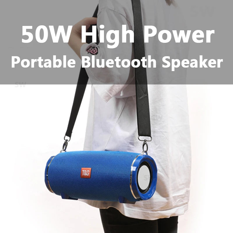 Kraftig Bluetooth Høyttaler – 20W / 50W Vanntett Speaker med Dyp Bass 🔊