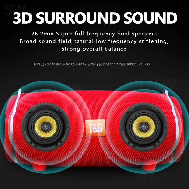 Kraftig Bluetooth Høyttaler – 20W / 50W Vanntett Speaker med Dyp Bass 🔊