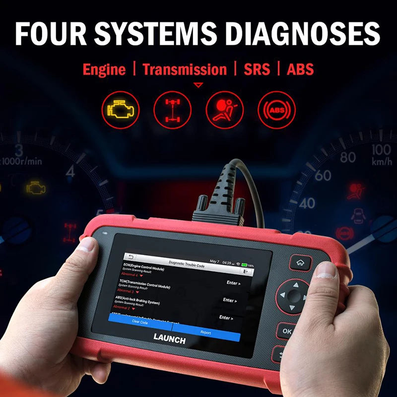 Profesjonell bildiagnose – Les ABS, motor og airbag selv (CRP123X V3.0)