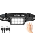 LED hodelykt med bevegelsessensor – oppladbar & ultralett