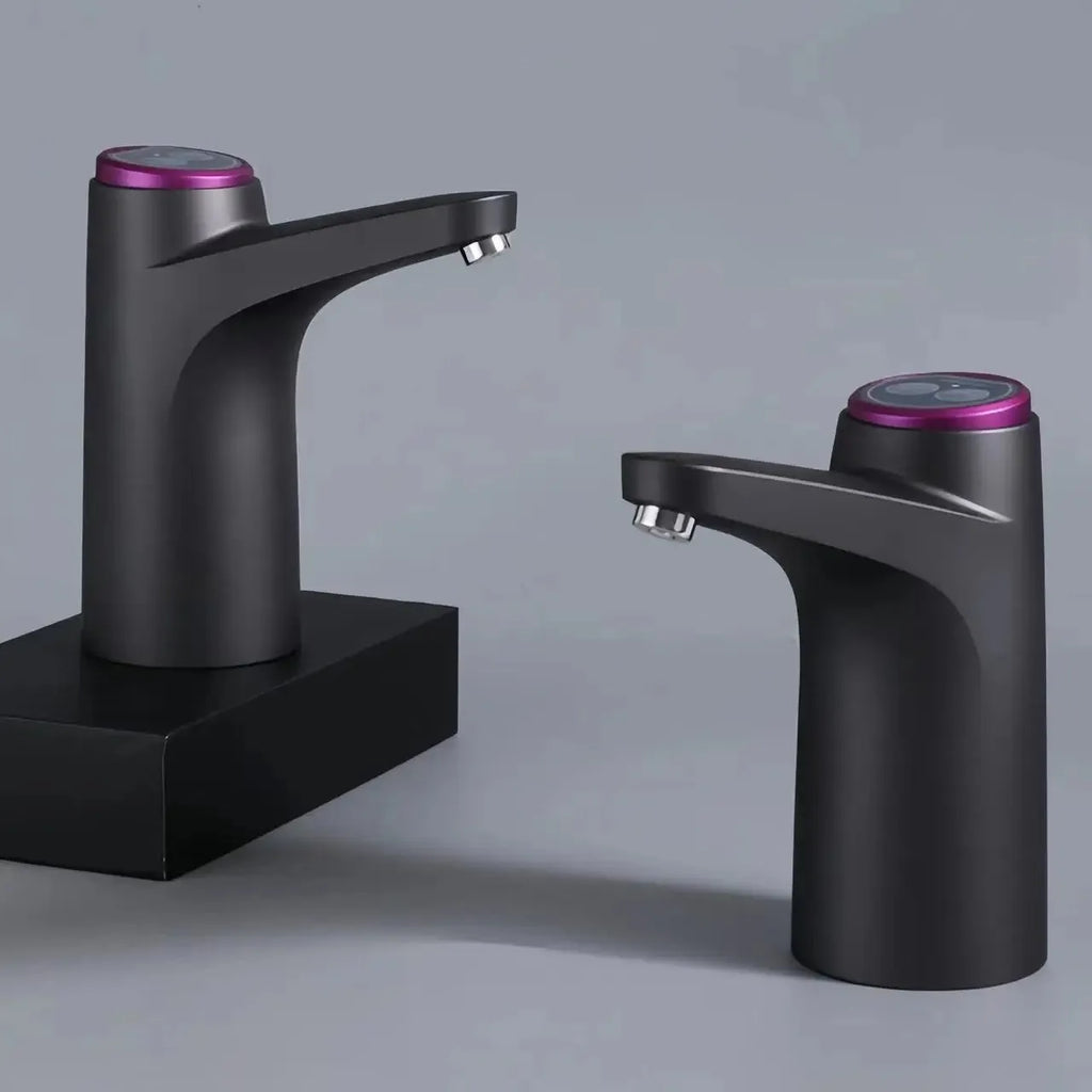 Trådløs vannpumpe med USB – bærbar vanndispenser for camping, hytte og tur