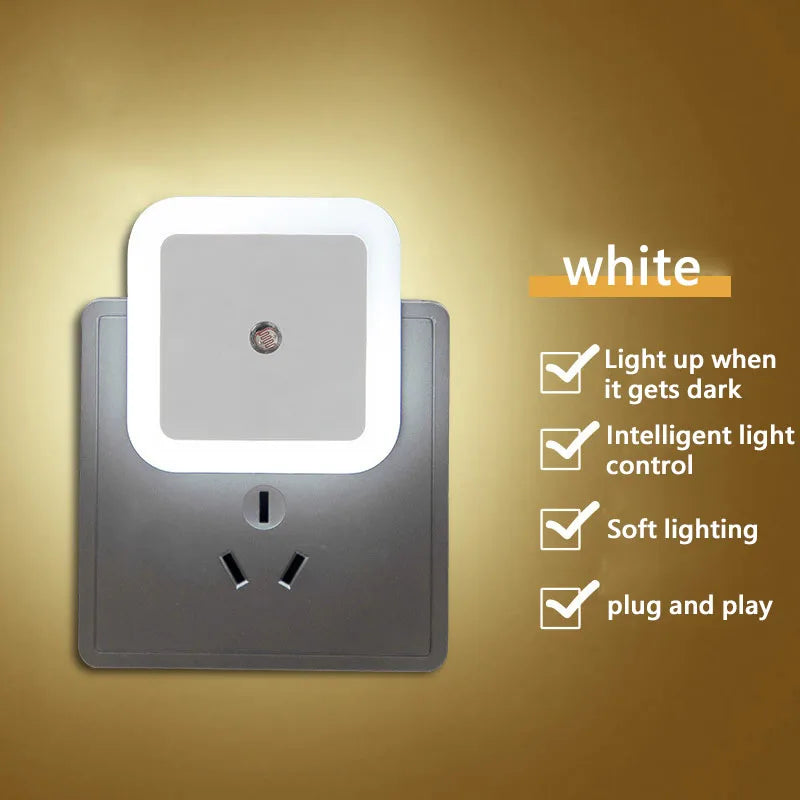 Smart nattlys med lyssensor – Automatisk LED lys
