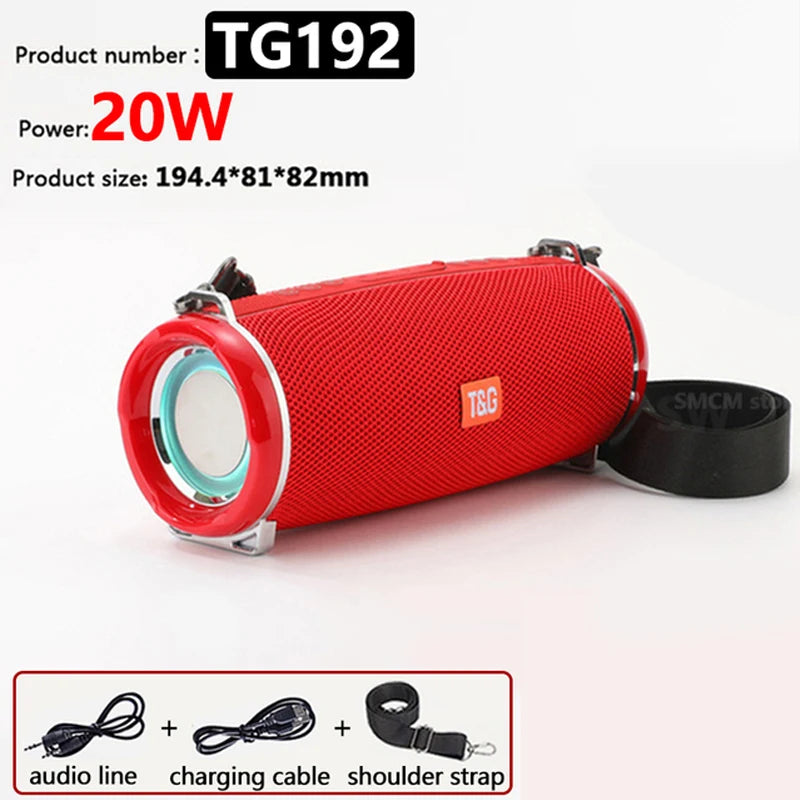 Kraftig Bluetooth Høyttaler – 20W / 50W Vanntett Speaker med Dyp Bass 🔊