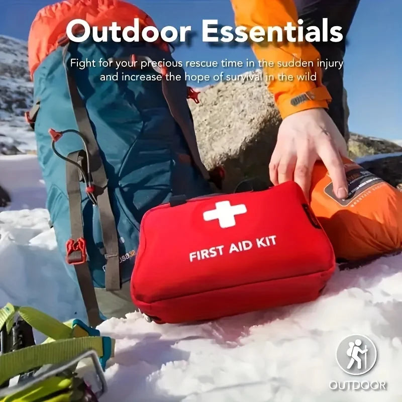 210 Deler Førstehjelpssett – Perfekt for Hjem, Bil og Reise