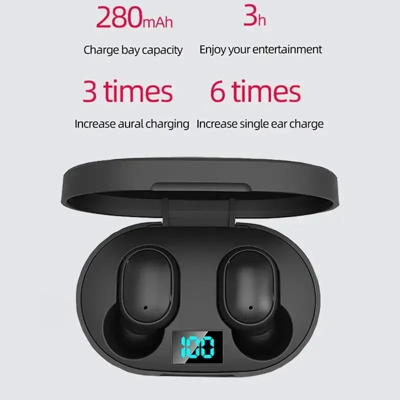 E6S TWS Bluetooth høretelefoner