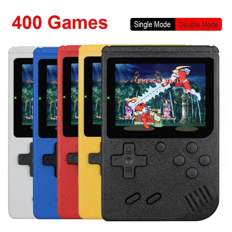 Mini Retro Spillkonsoll – 400 Spill i Én