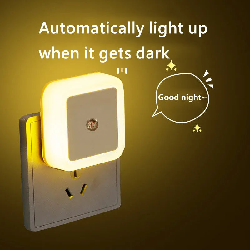 Smart nattlys med lyssensor – Automatisk LED lys
