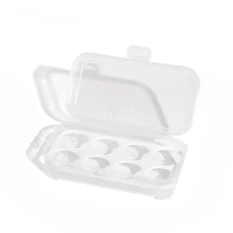 Bærbar eggboks (3 / 4 / 8 egg) – støtsikker oppbevaring for camping og tur 🥚