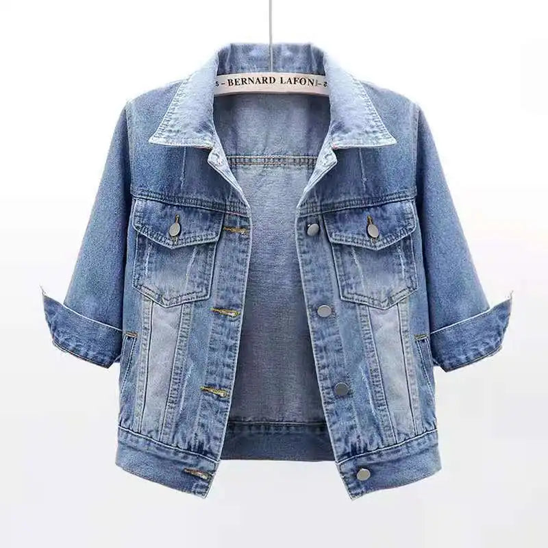 Dame Denimjakke – Lett og Trendy