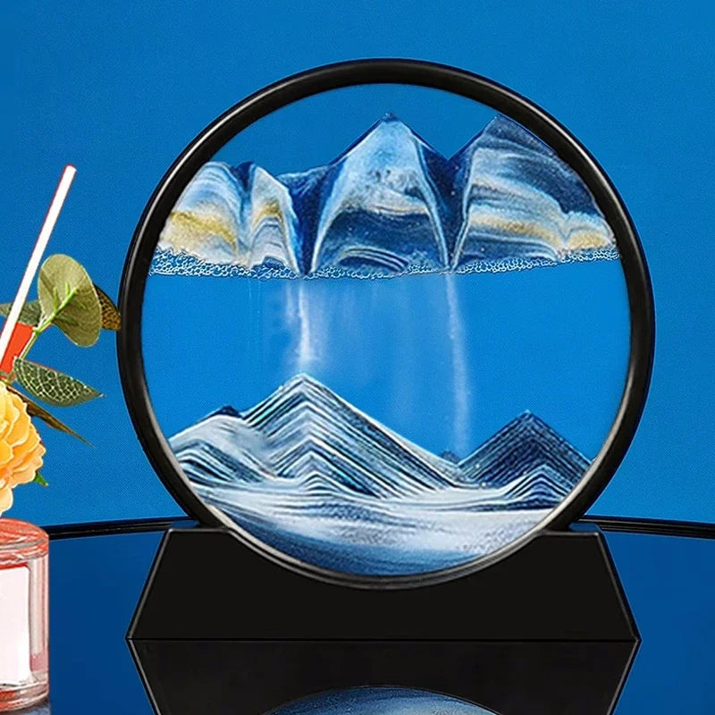 Vanntett Sandkunst – Beroligende 3D Sandlandskap