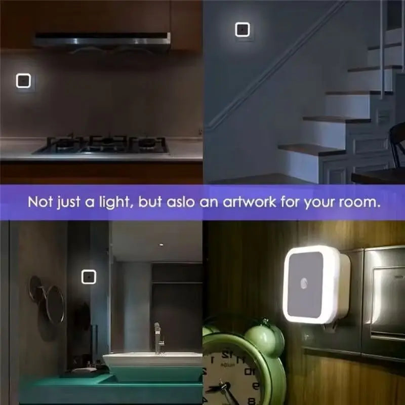 Smart nattlys med lyssensor – Automatisk LED lys