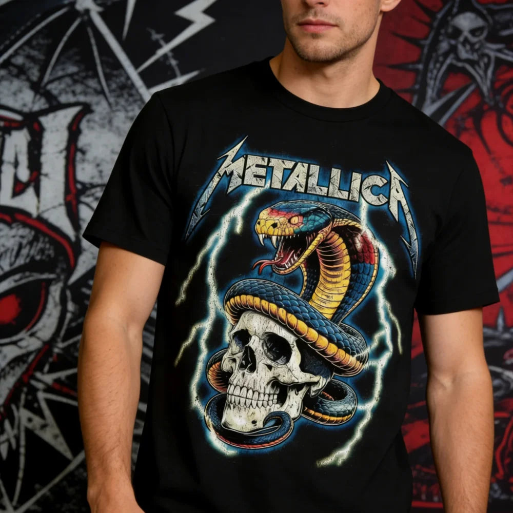 Metallica Samurai Skull T-skjorte for menn