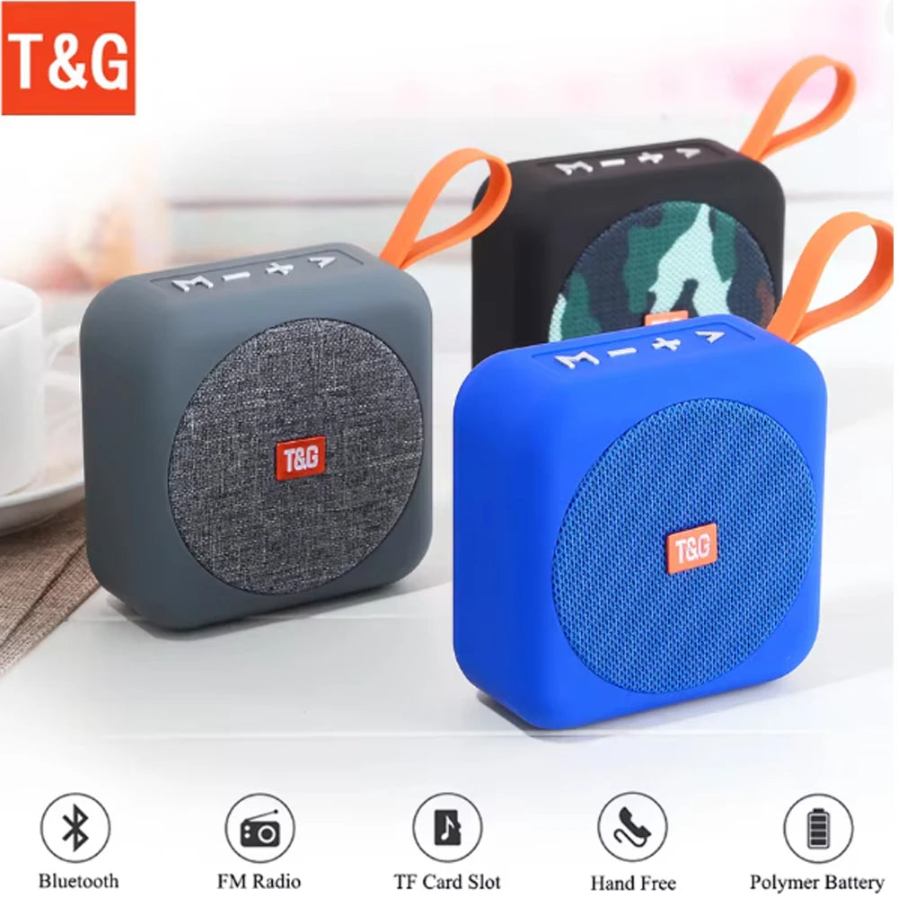 Bærbar Bluetooth Høyttaler – Vanntett Mini Speaker med Kraftig Bass (TG505)