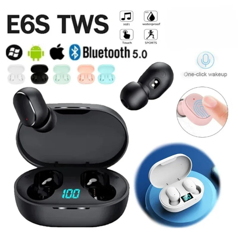 E6S TWS Bluetooth høretelefoner