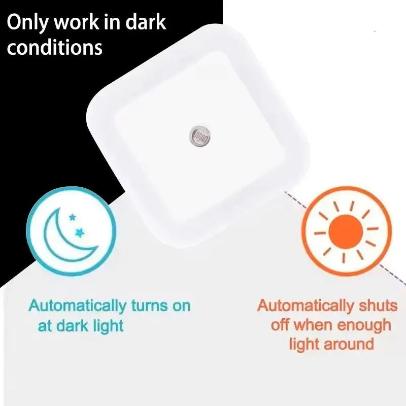 Smart nattlys med lyssensor – Automatisk LED lys