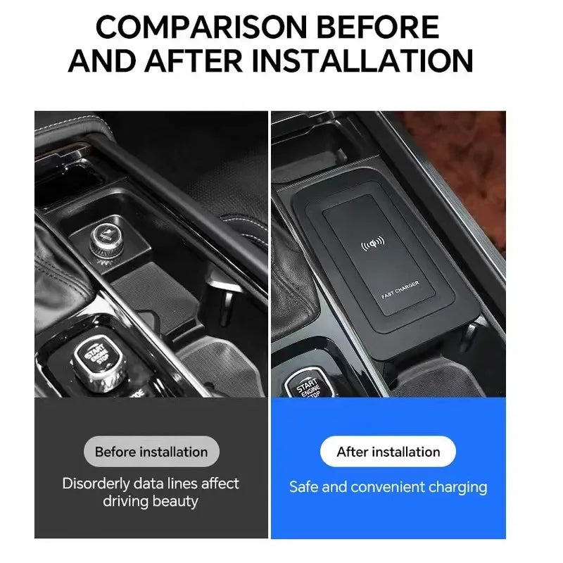 Trådløs billader og mobilholder for Volvo (2018–2021)