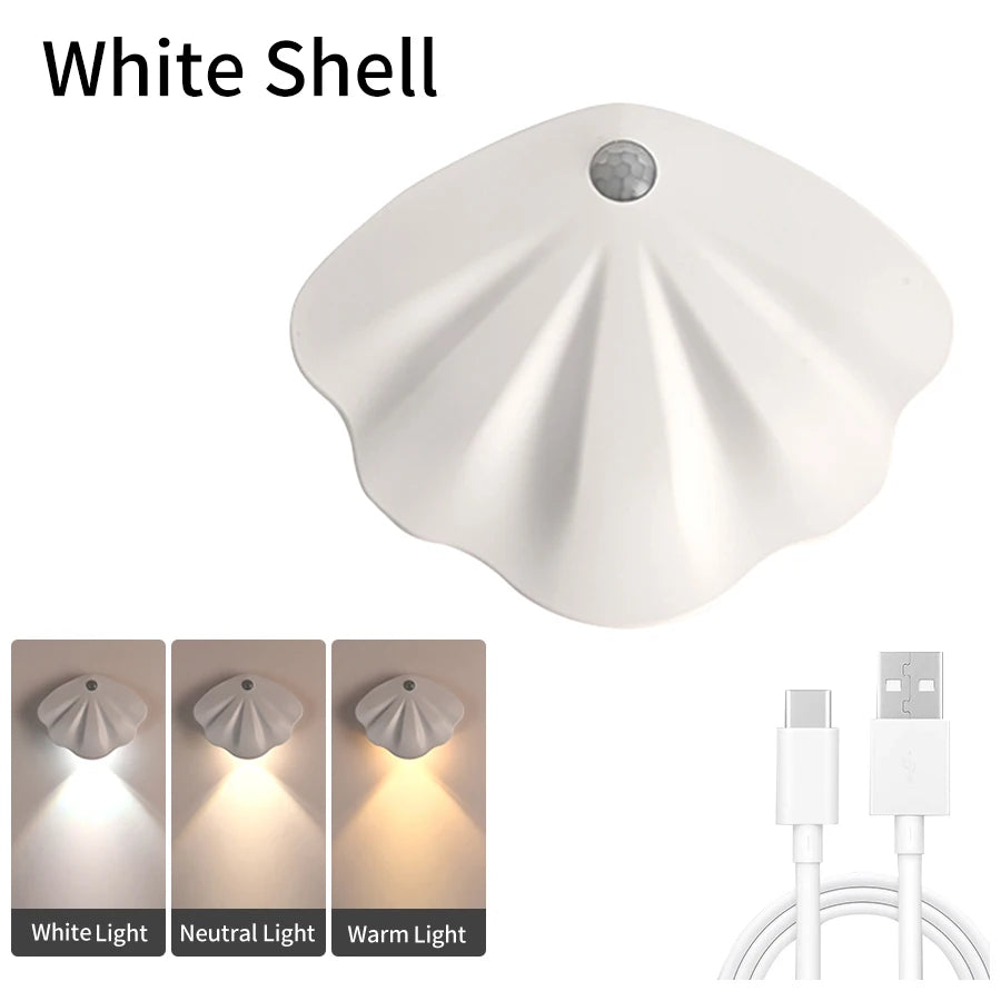 Trådløs Vegglampe med Bevegelsessensor – Oppladbar LED Lampe