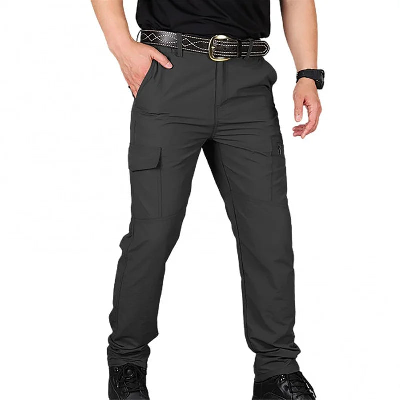 Herre Cargobukse – Lett Sommerbukse med Lommer (S–5XL)