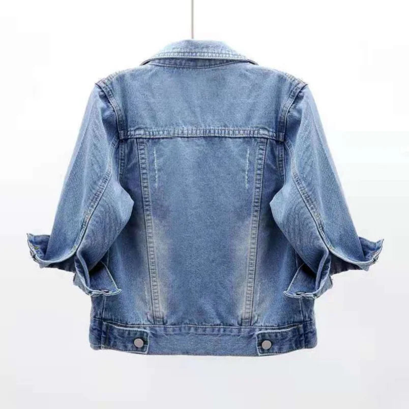 Dame Denimjakke – Lett og Trendy
