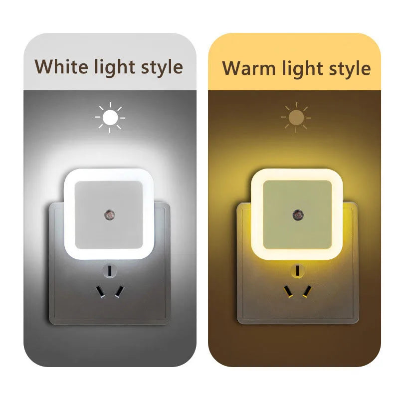 Smart nattlys med lyssensor – Automatisk LED lys