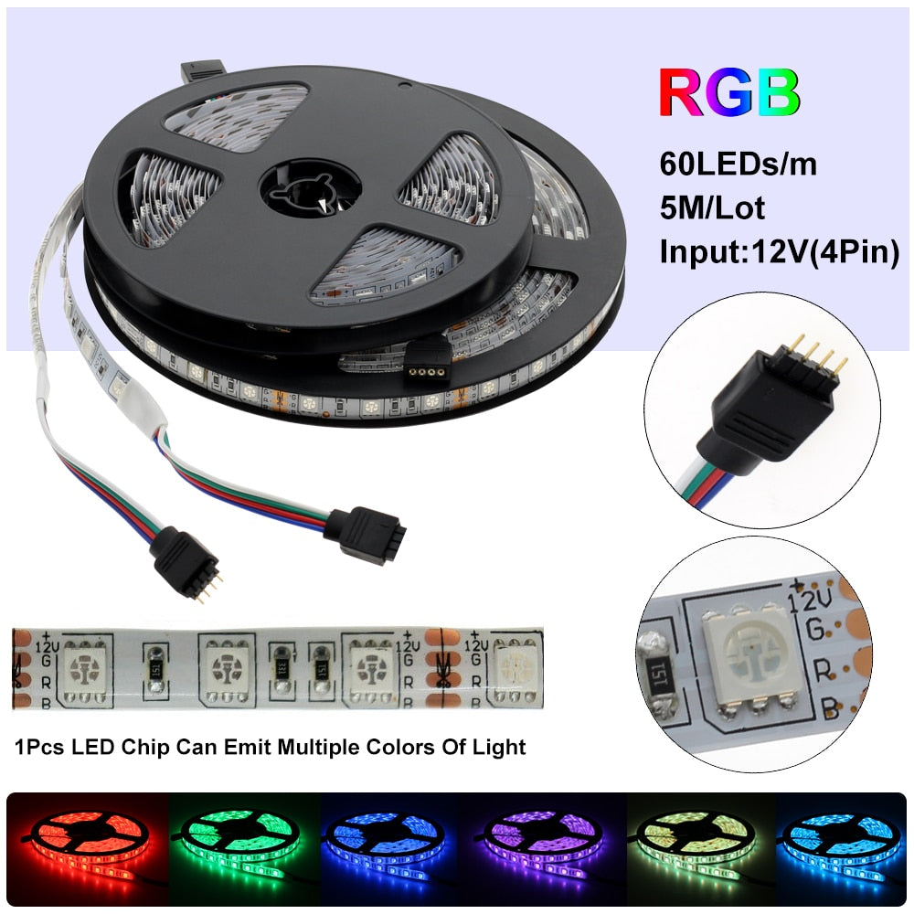 Fleksibel RGB RGBW LED-stripe
